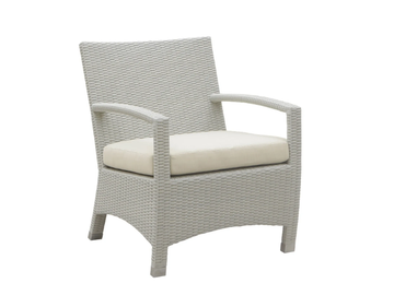 TONGA - Synthetic fibre garden armchair with armrests by Il Giardino di Legno - view 2